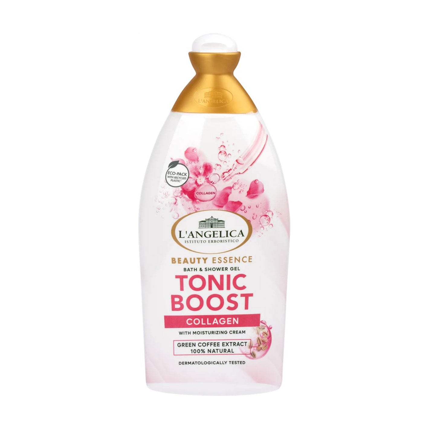 Гель для ванни та душу L'angelica Beauty Essense Tonic Boost Bath &amp; Shower Gel з колагеном, 500 мл
