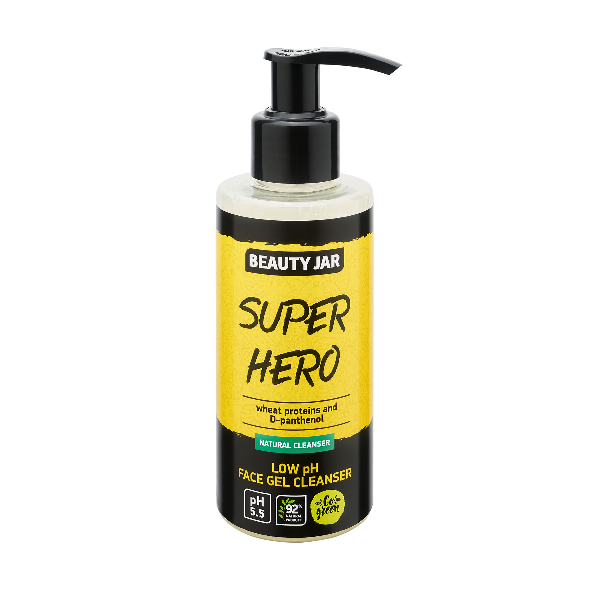 Гель для вмивання Beauty Jar Super Hero Low pH Face Gel Cleanser з низьким рівнем pH, 150 мл