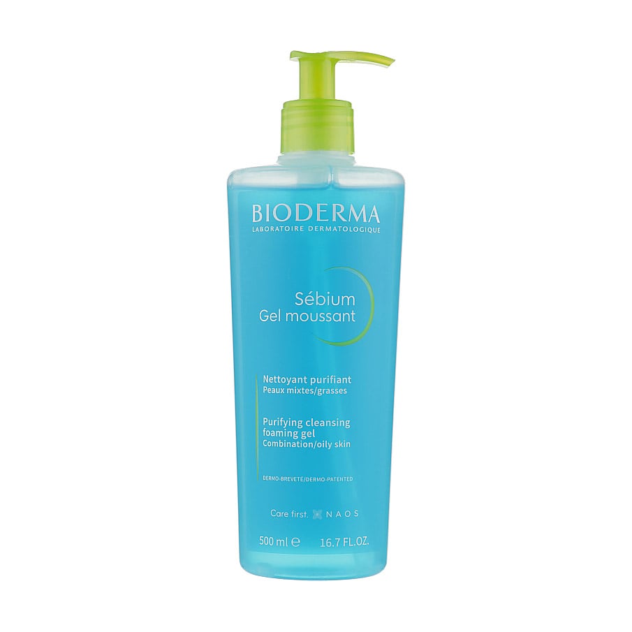 Гель для вмивання Bioderma Sebium Purifying Cleansing Foaming Gel, 500 мл