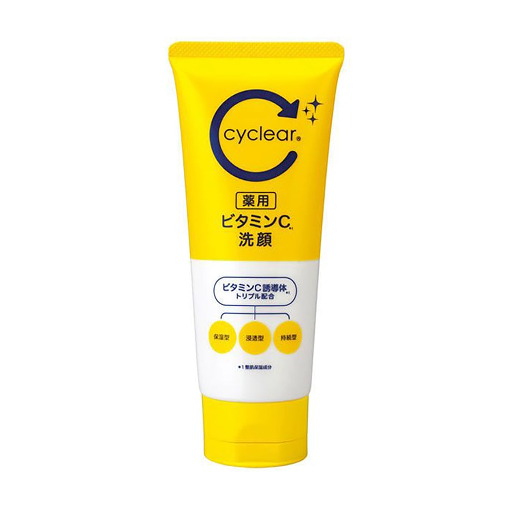 Гель для вмивання Kumano Cosmetics Cyclear Vitamin C Medicated Face Wash з вітаміном С, 120 г