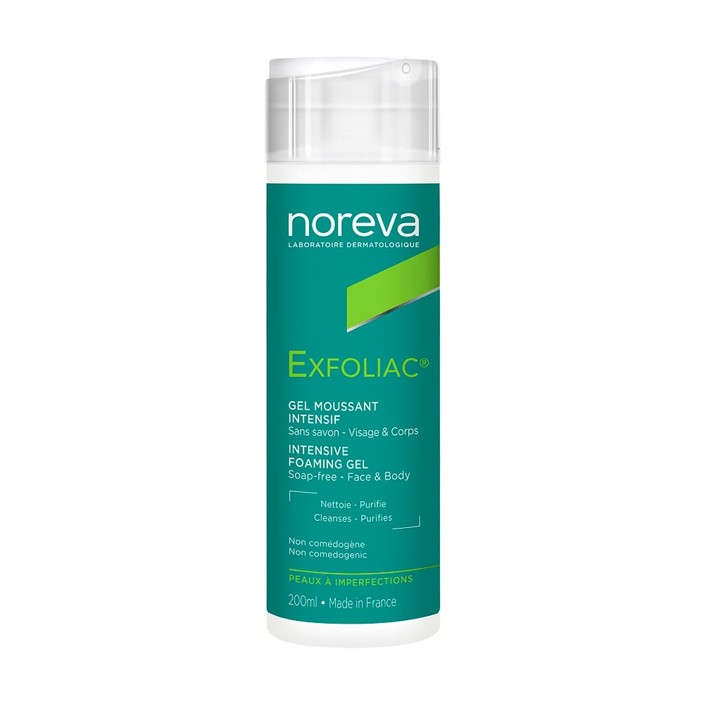 Гель для вмивання Noreva Laboratoires Exfoliac Gel Moussant, 200 мл