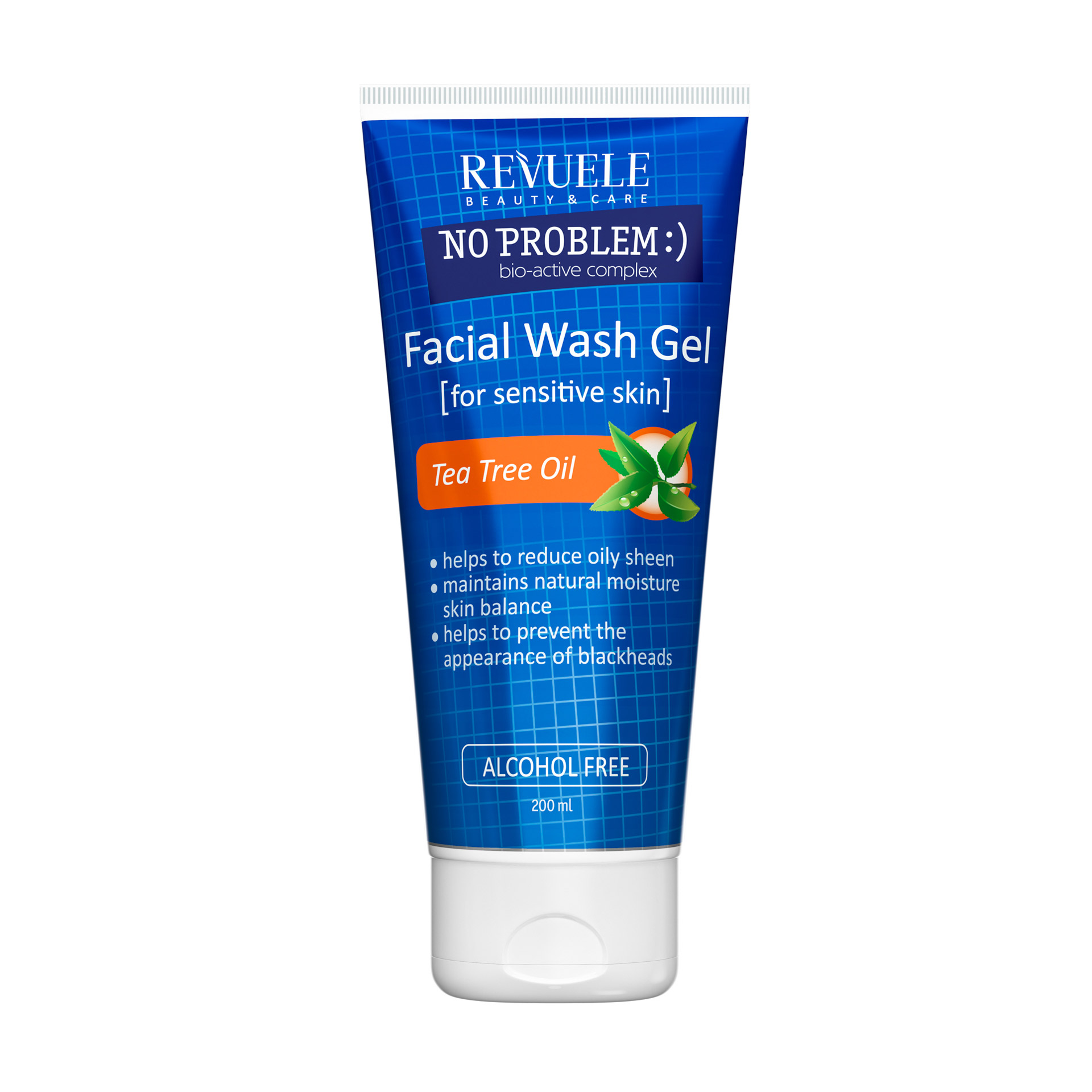 Гель для вмивання Revuele No Problem Washing Gel з олією чайного дерева, 200 мл