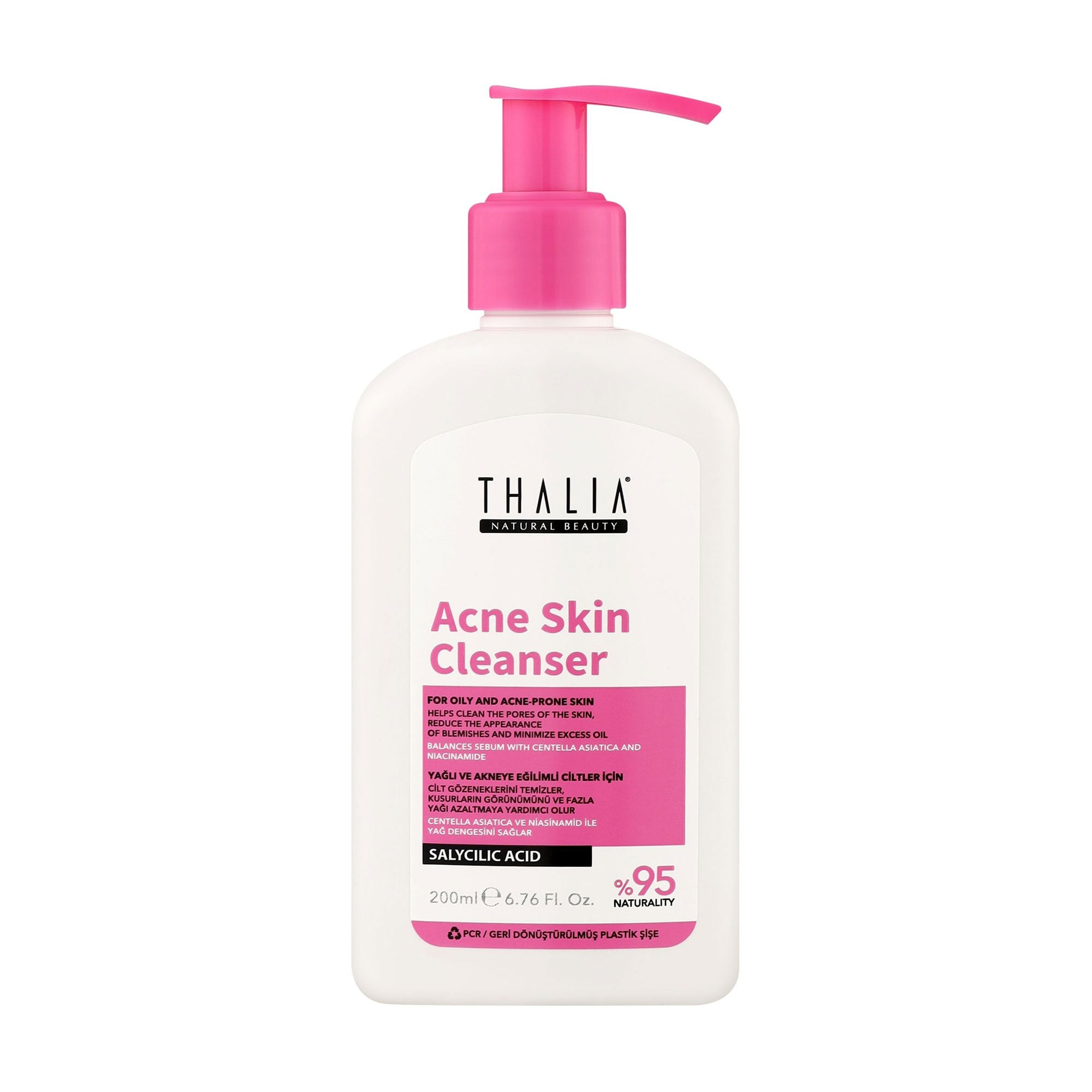 Гель для вмивання Thalia Acne Skin Cleanser для проблемної шкіри, із саліциловою кислотою, 200 мл