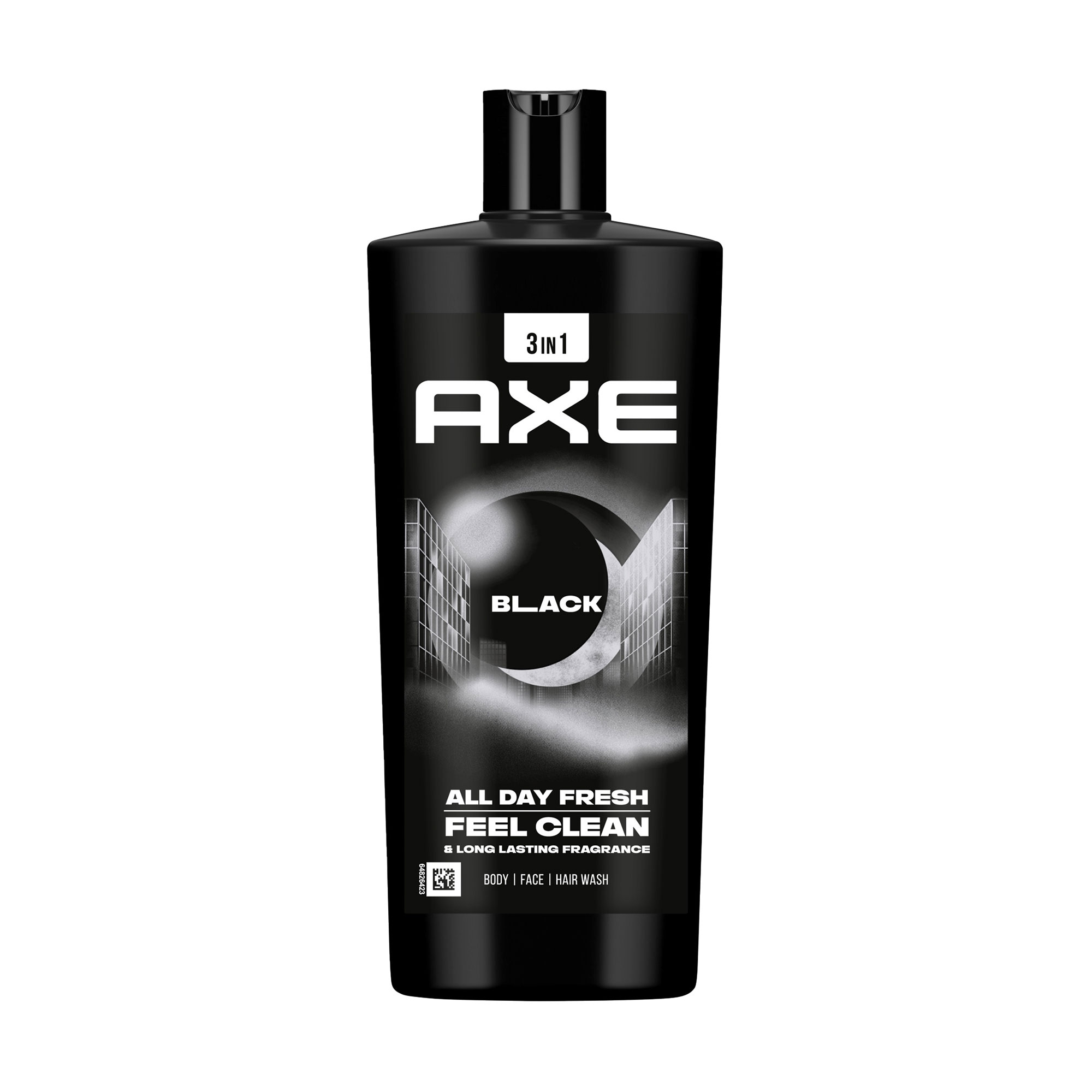 Гель для волосся, обличчя та тіла 3 в 1 Axe Black All Day Fresh Body Face Hair Wash, 700 мл