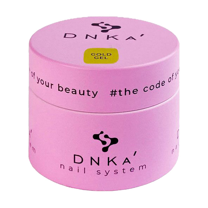 Гель-фарба для дизайну нігтів DNKa' Gold Gel, 5 мл