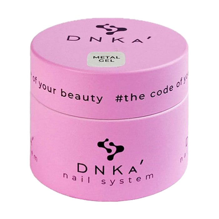 Гель-фарба для дизайну нігтів DNKa' Metal Gel, 5 мл