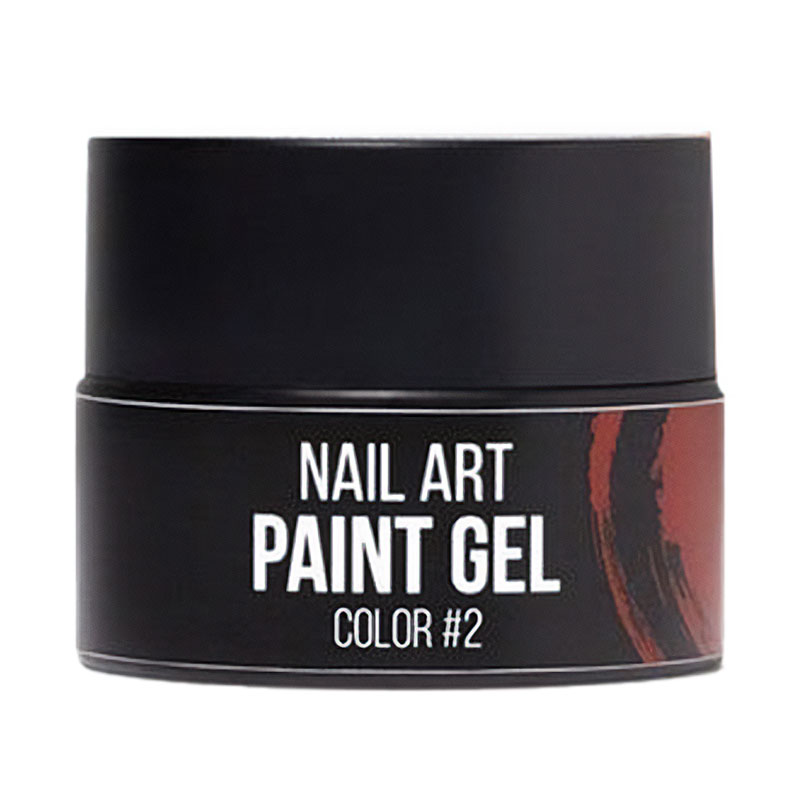 Гель-фарба для нігтів NUB Paint Gel 02 Червона, 5 г