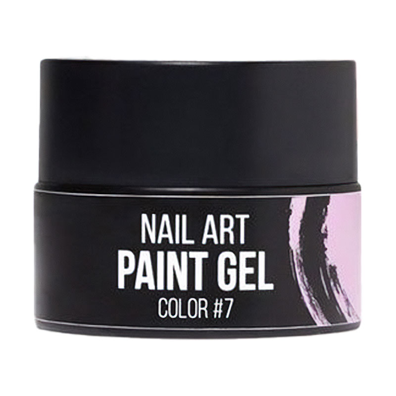 Гель-фарба для нігтів NUB Paint Gel 07 Рожева, 5 г