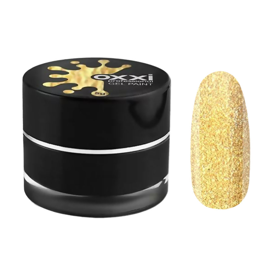 Гель-фарба для нігтів Oxxi Professional Gel Paint 3 Золото, 5 г