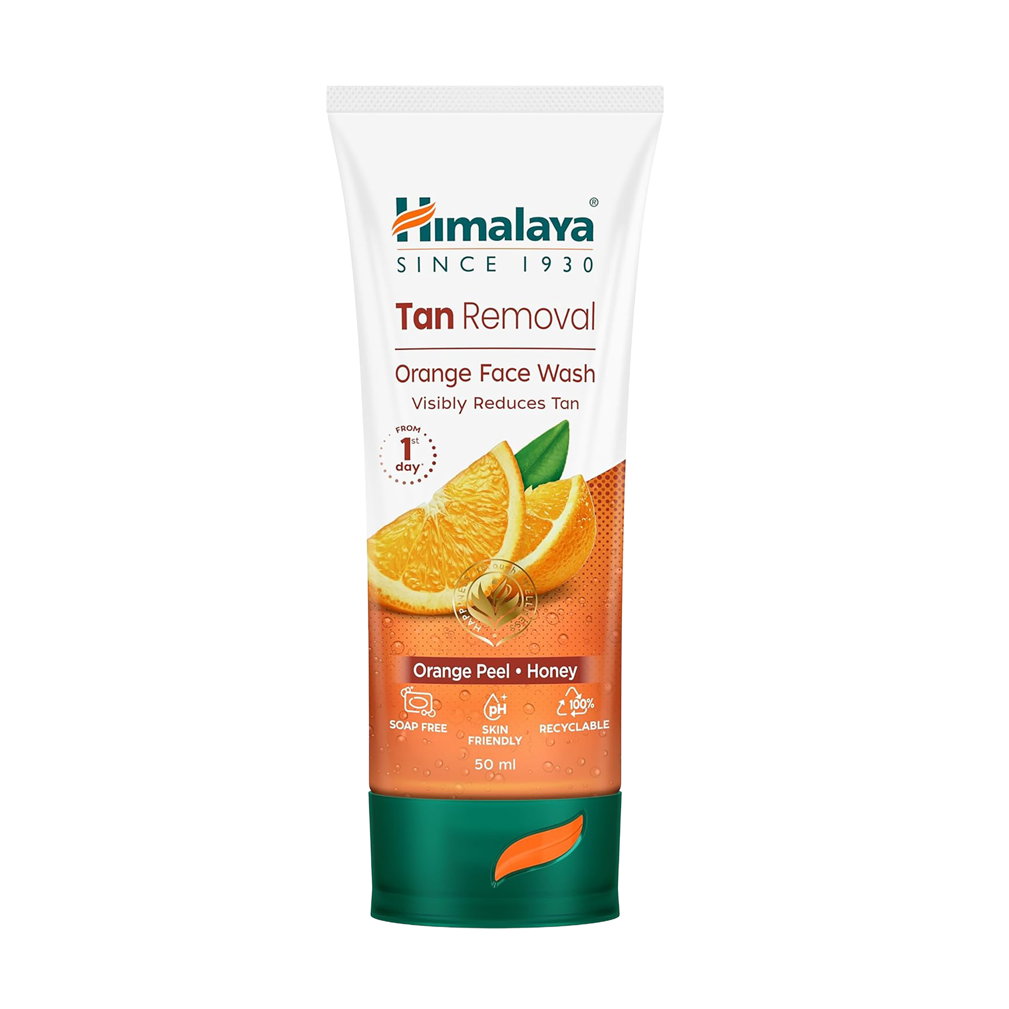Гель Himalaya Tan Removal Orange Face Wash для видалення засмаги з обличчя, з апельсином, 150 мл