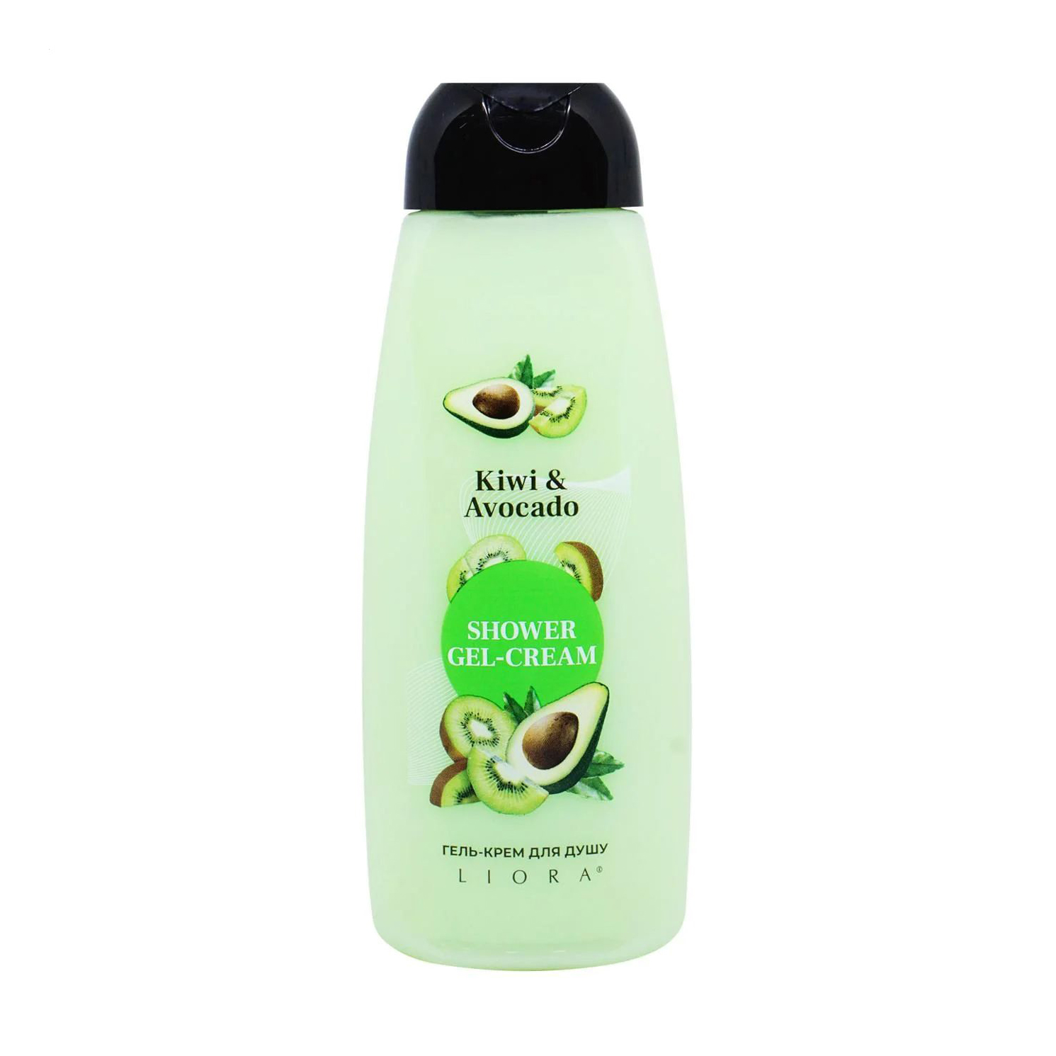 Гель-крем для душу Liora Kiwi &amp; Avocado Shower Gel-Cream, 430 мл