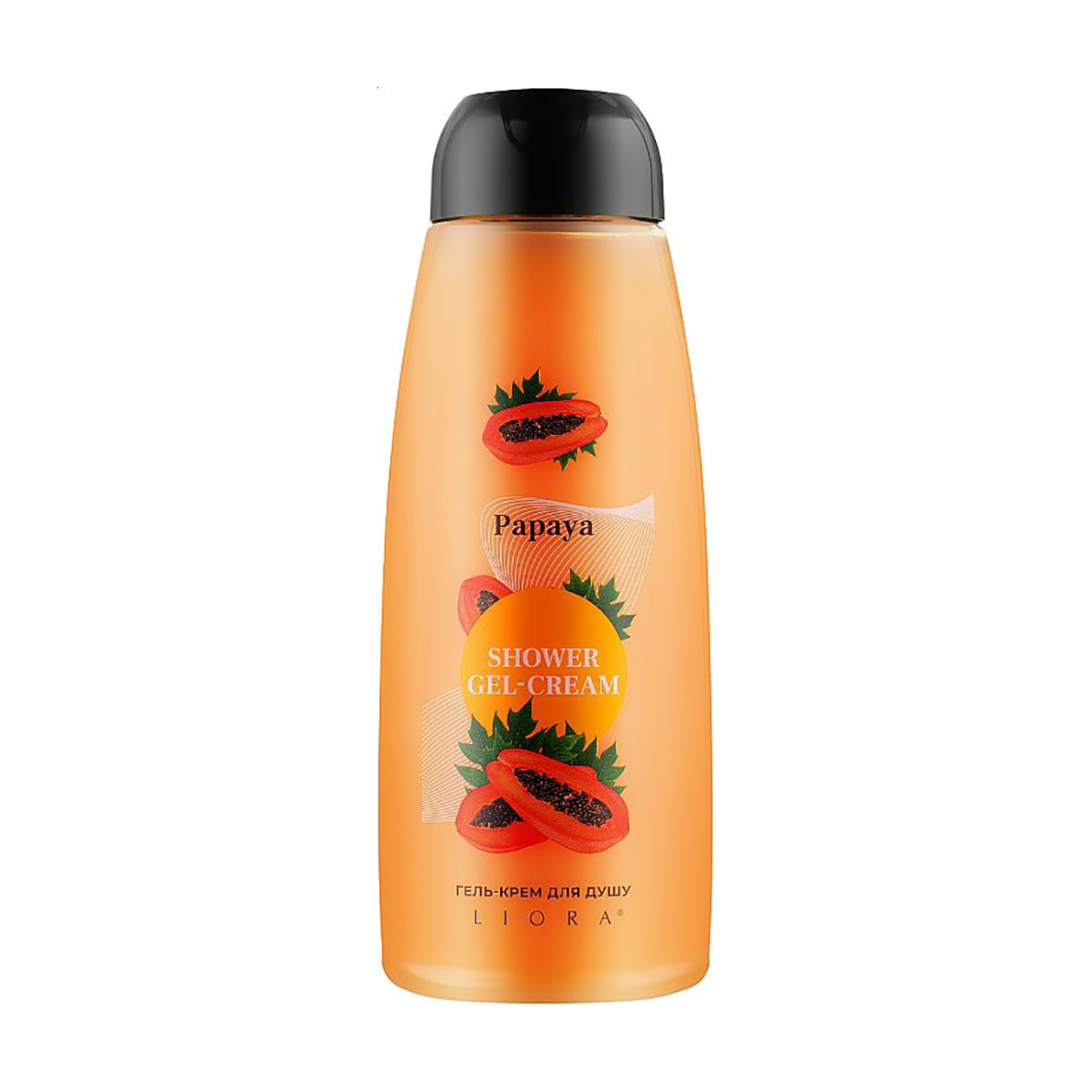 Гель-крем для душу Liora Papaya Shower Gel-Cream, 430 мл