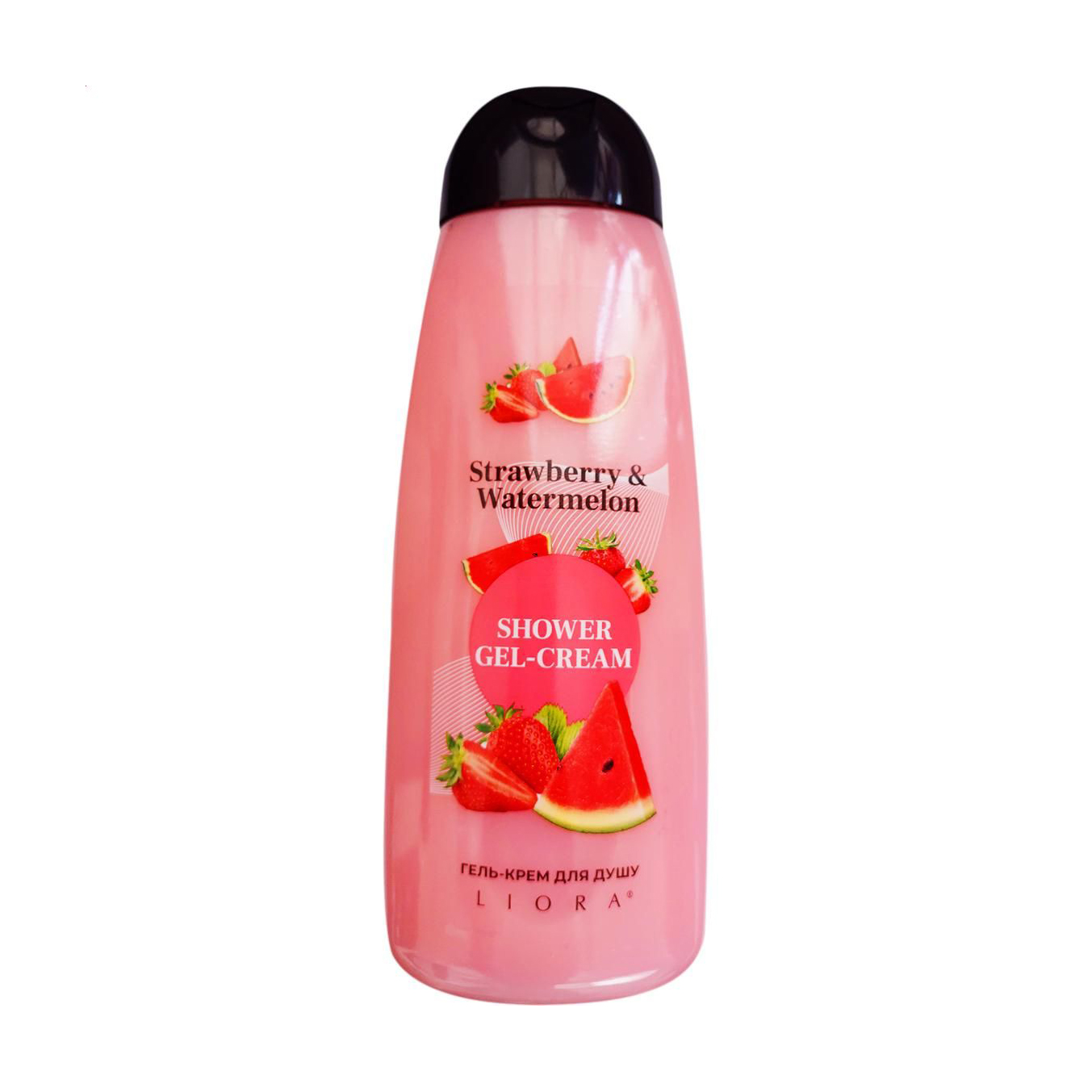 Гель-крем для душу Liora Strawberry &amp;  Watermelon Shower Gel-Cream, 430 мл