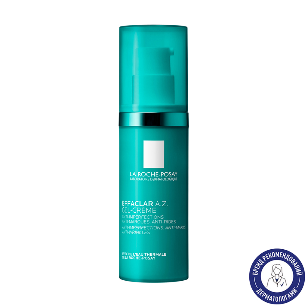Гель-крем для обличчя La Roche-Posay Effaclar A.Z. Gel-Cream з комплексом трьох кислот, 40 мл