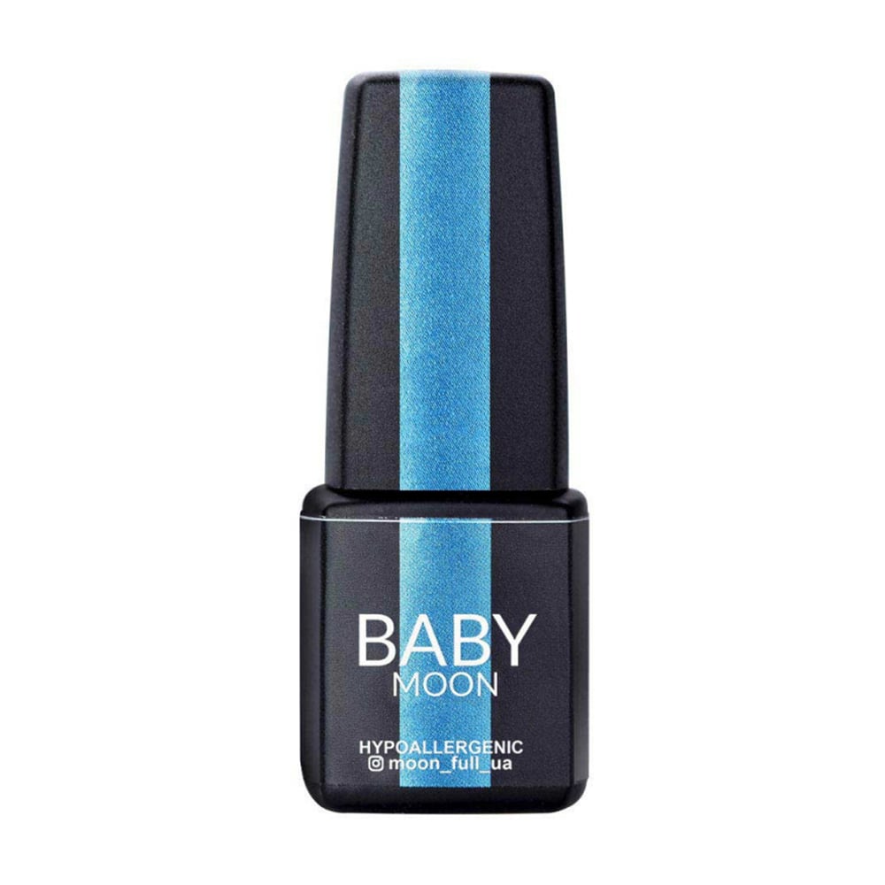 Гель-лак для нігтів Baby Moon Full Baby Cold Ocean Gel Polish 002 Ніжно-блакитний, 6 мл