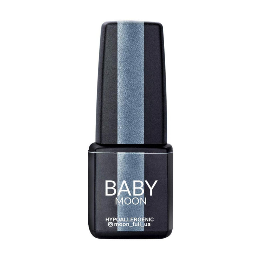 Гель-лак для нігтів Baby Moon Full Baby Cold Ocean Gel Polish 010 Блакитна сталь, 6 мл