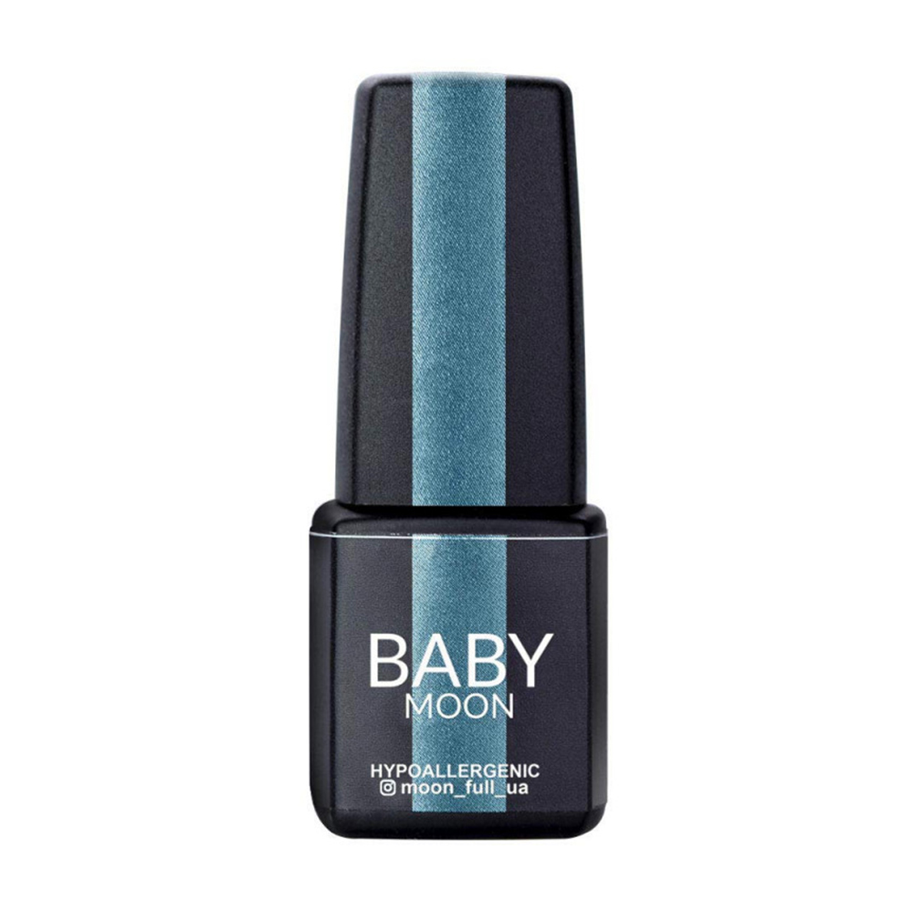 Гель-лак для нігтів Baby Moon Full Baby Cold Ocean Gel Polish 011 Світло-сірий з блакитним підтоном, 6 мл