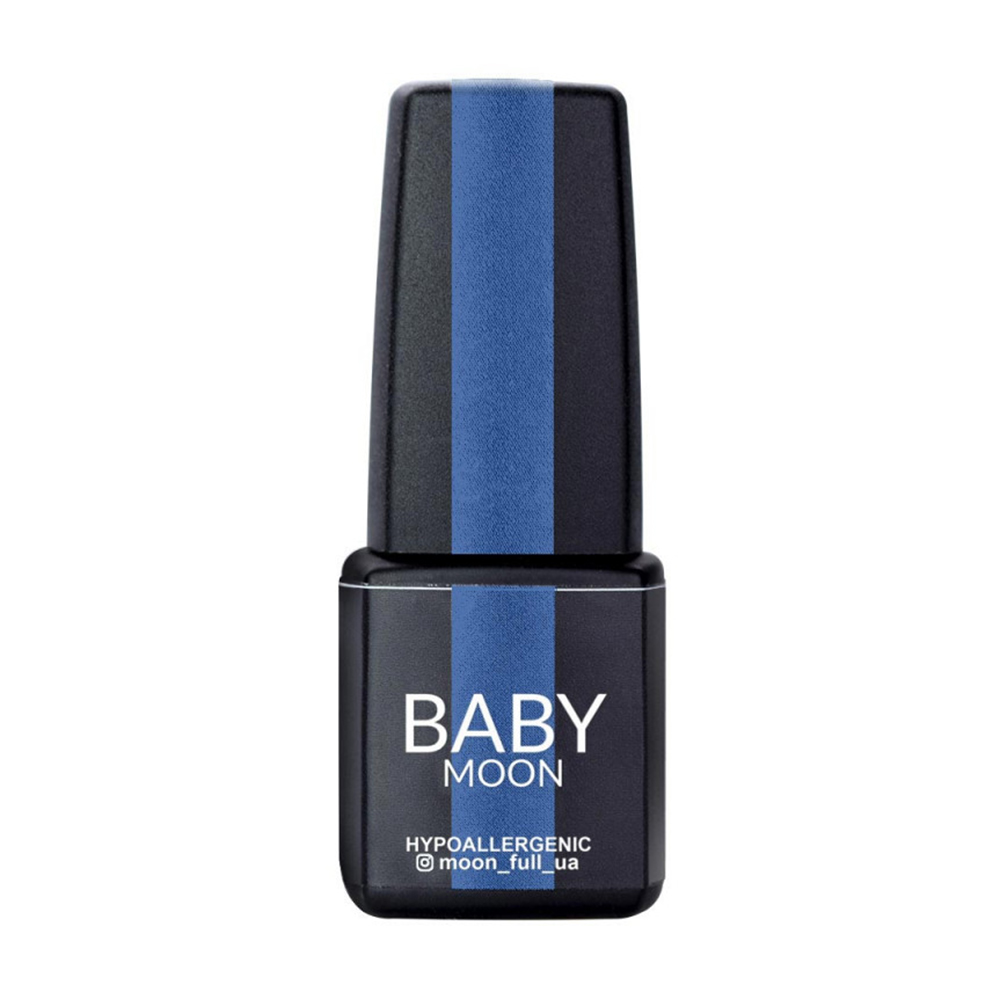 Гель-лак для нігтів Baby Moon Full Baby Cold Ocean Gel Polish 017 Блакитний з сірим підтоном, 6 мл