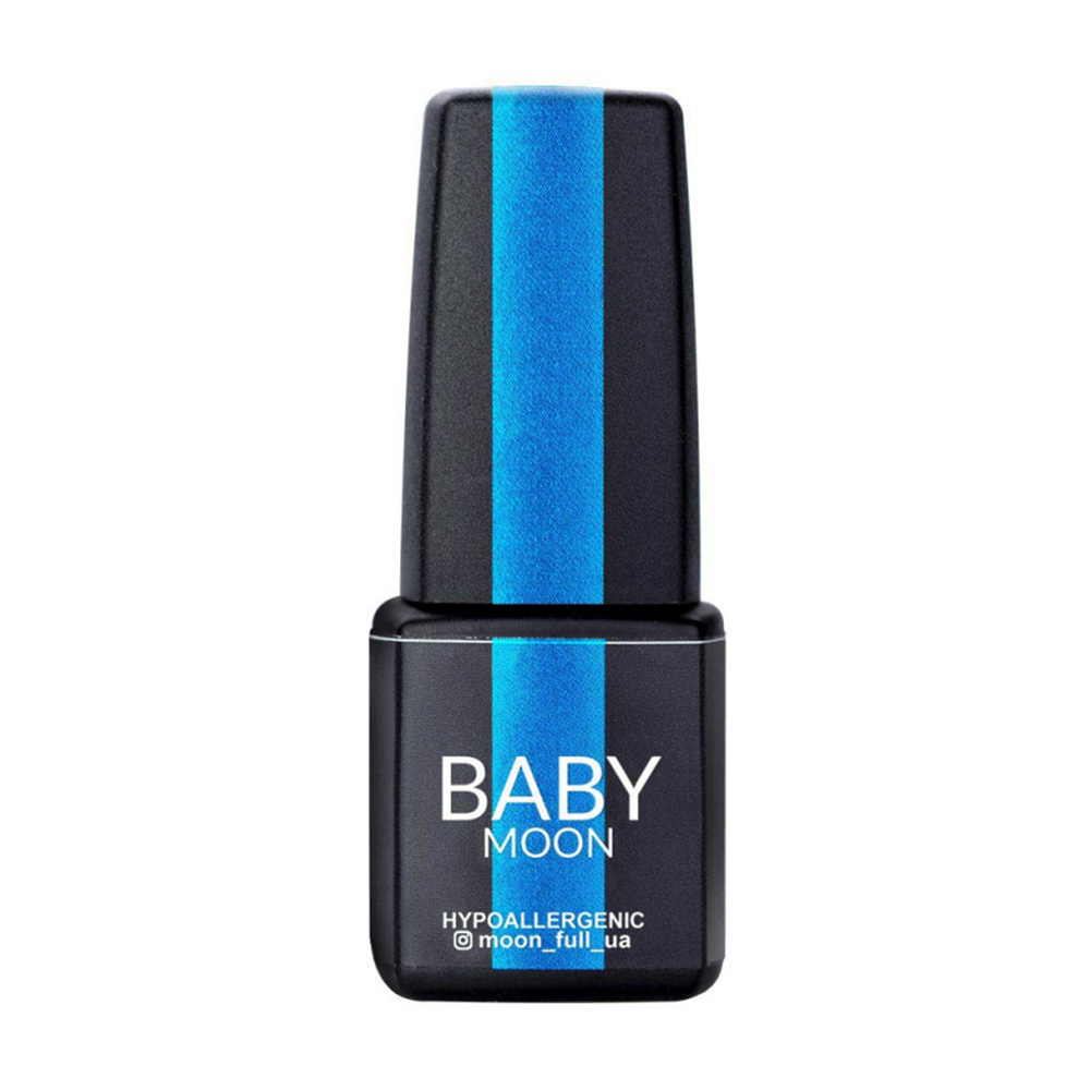Гель-лак для нігтів Baby Moon Full Baby Cold Ocean Gel Polish 020 Яскраво-блакитний, 6 мл