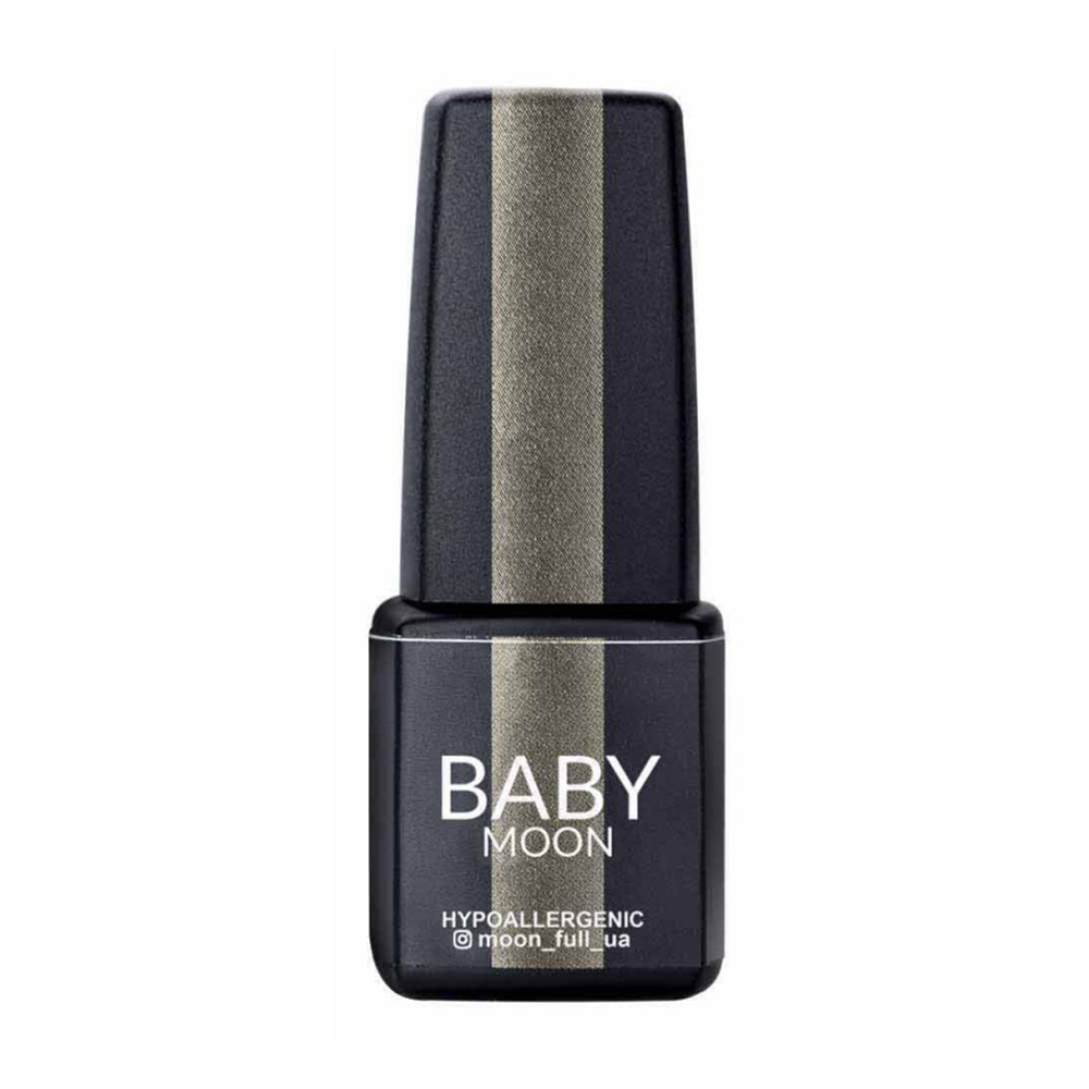 Гель-лак для нігтів Baby Moon Full Baby Dance Diamond Gel Polish 021 Сріблясто-оливковий з різнобарвним глітером, 6 мл