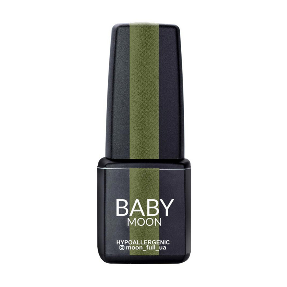 Гель-лак для нігтів Baby Moon Full Baby Green Sea Gel Polish 008 Ніжно-оливковий, 6 мл
