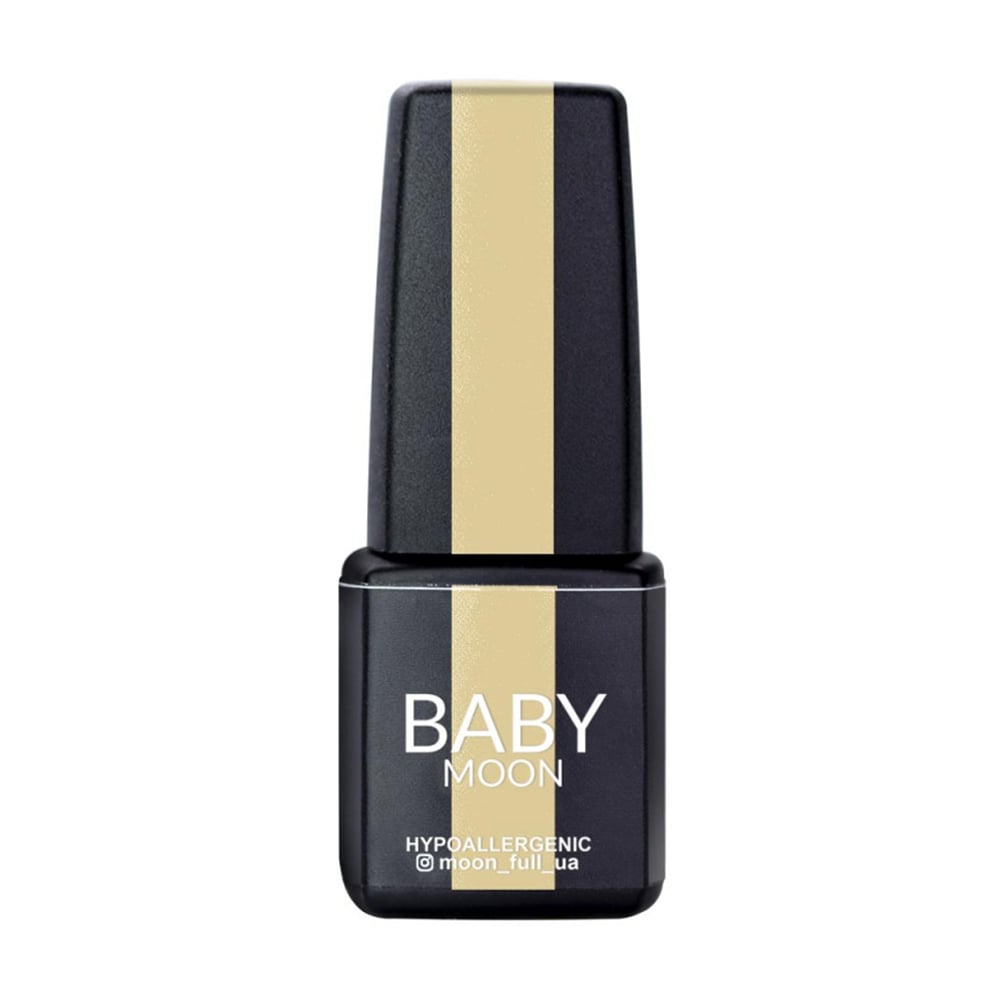 Гель-лак для нігтів Baby Moon Full Baby Sunny Solo Gel Polish 001 Молочно-гірчичний світлий, 6 мл