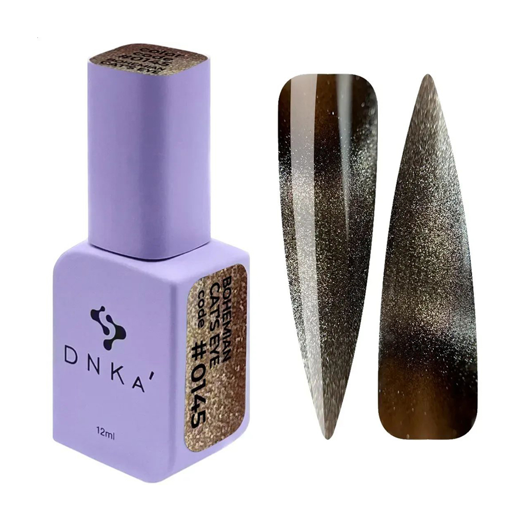 Гель-лак для нігтів DNKa' Color Gel Polish Bohemian Cat's Eye 0145, 12 мл