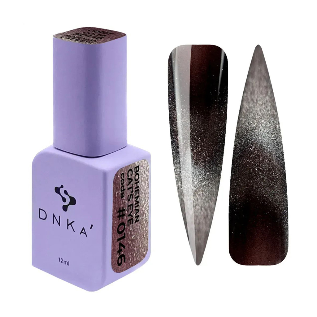 Гель-лак для нігтів DNKa' Color Gel Polish Bohemian Cat's Eye 0146, 12 мл