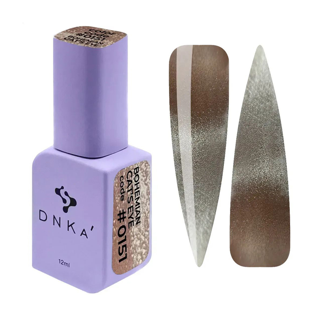 Гель-лак для нігтів DNKa' Color Gel Polish Bohemian Cat's Eye 0151, 12 мл