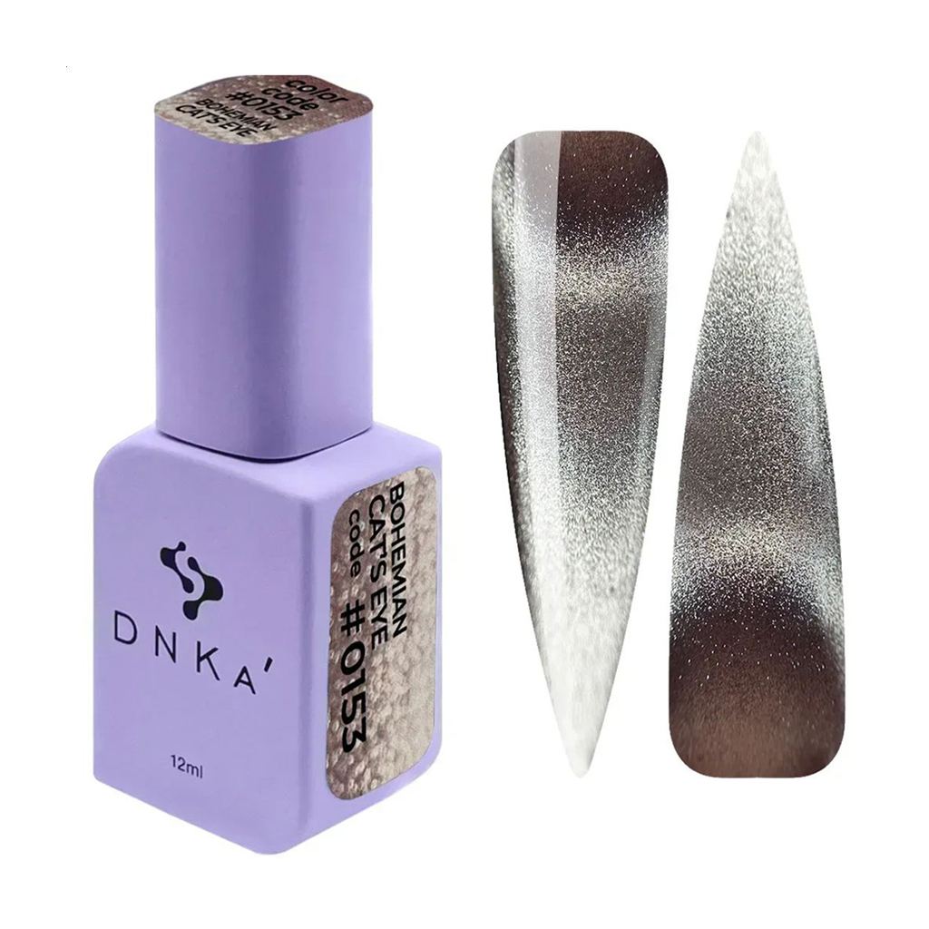 Гель-лак для нігтів DNKa' Color Gel Polish Bohemian Cat's Eye 0153, 12 мл
