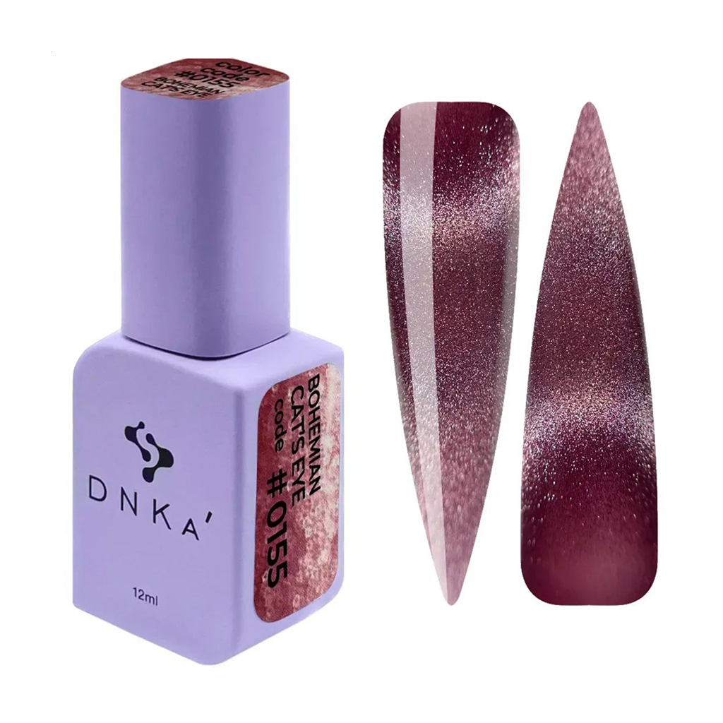 Гель-лак для нігтів DNKa' Color Gel Polish Bohemian Cat's Eye 0155, 12 мл