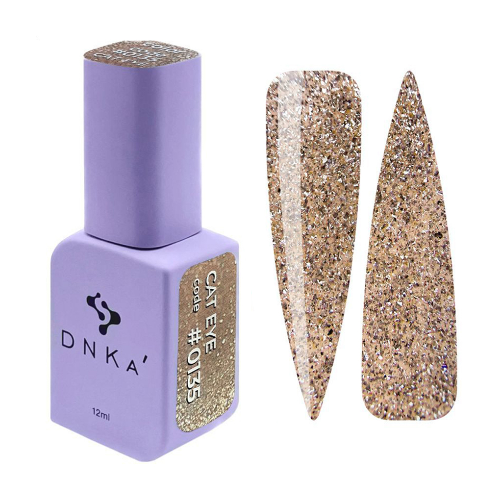 Гель-лак для нігтів DNKa' Color Gel Polish Cat Eye 0135, 12 мл