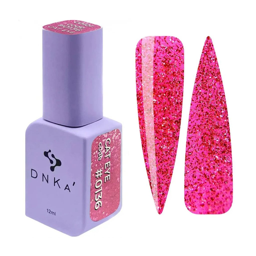Гель-лак для нігтів DNKa' Color Gel Polish Cat Eye 0136, 12 мл