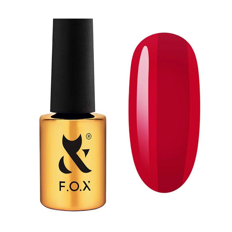 Гель-лак для нігтів F.O.X Lipstick Collection Gel Polish 006 Flery Ruby, 7 мл