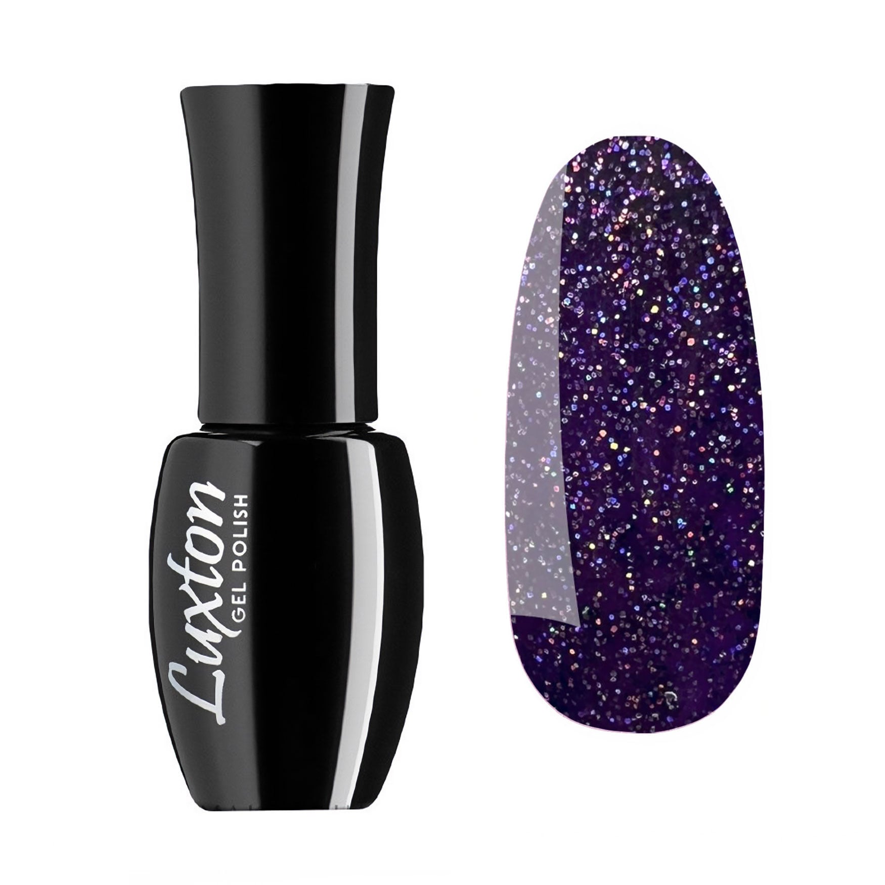 Гель-лак для нігтів Luxton Gel Polish 169 Червоно-фіолетовий з кольоровим шимером, 10 мл