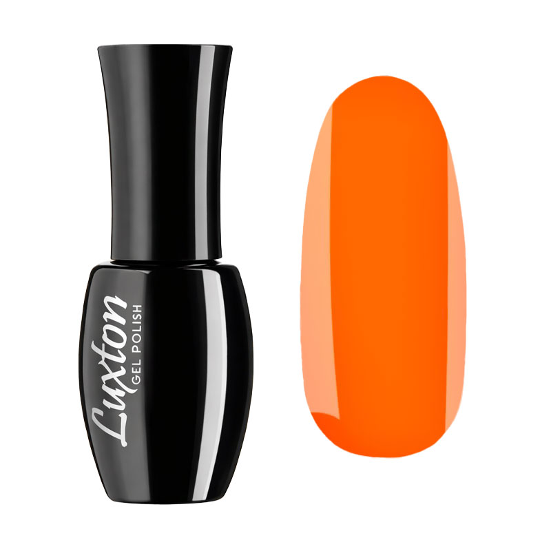 Гель-лак для нігтів Luxton Gel Polish 241 Морквяно-жовтогарячий, емаль, 10 мл