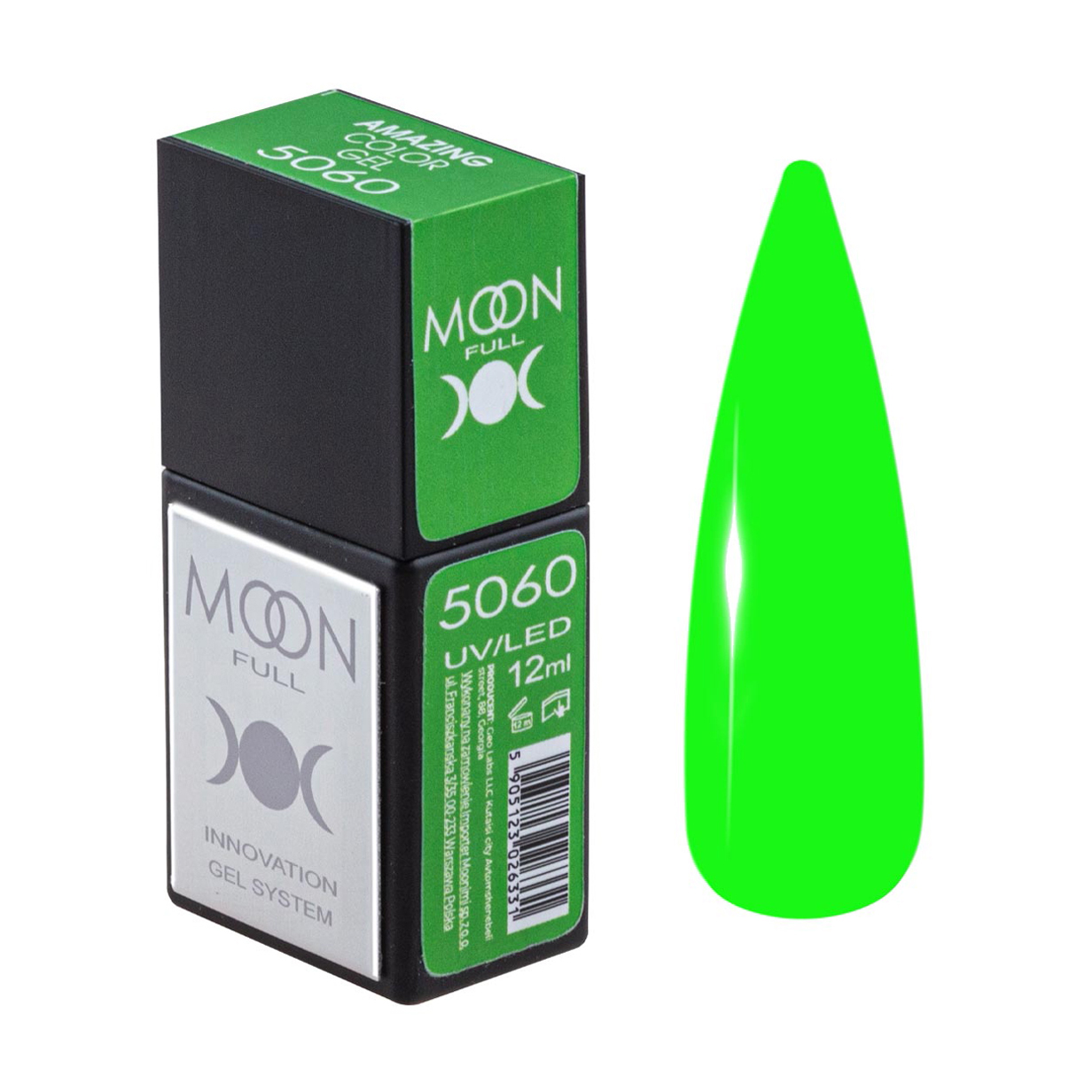 Гель-лак для нігтів Moon Full Amazing Color Gel Polish 5060, 12 мл