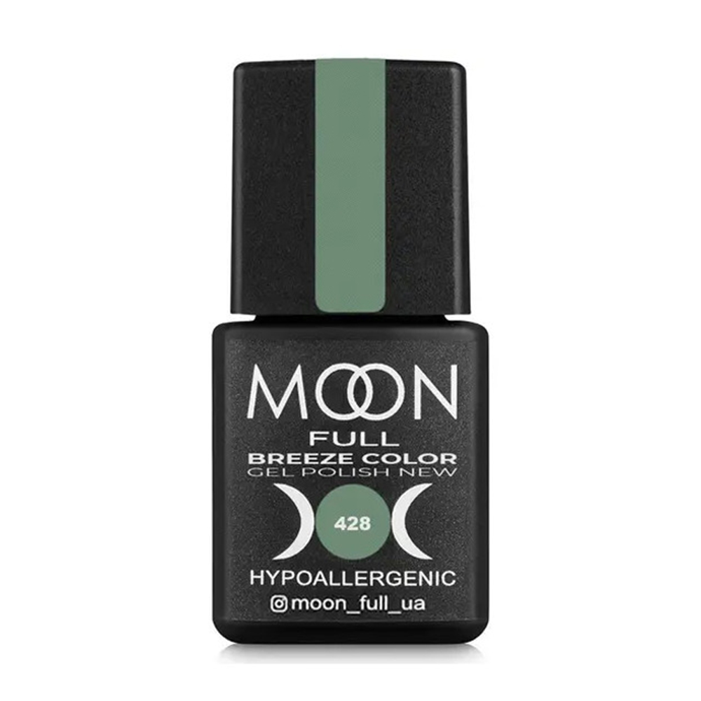 Гель-лак для нігтів Moon Full Breeze Color Gel Рolish 428 Світлий хакі, 8 мл