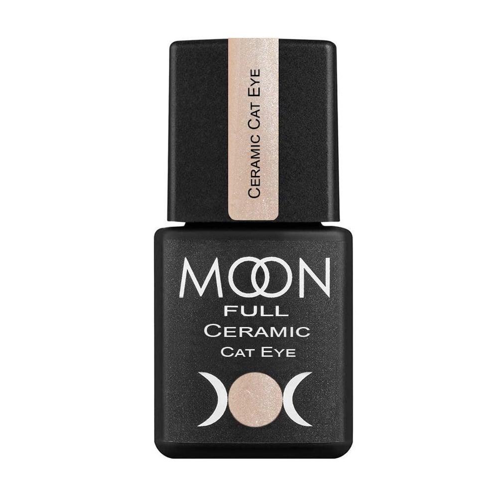 Гель-лак для нігтів Moon Full Ceramic Cat Eye Gel SC535 Шампанський шовк, 8 мл