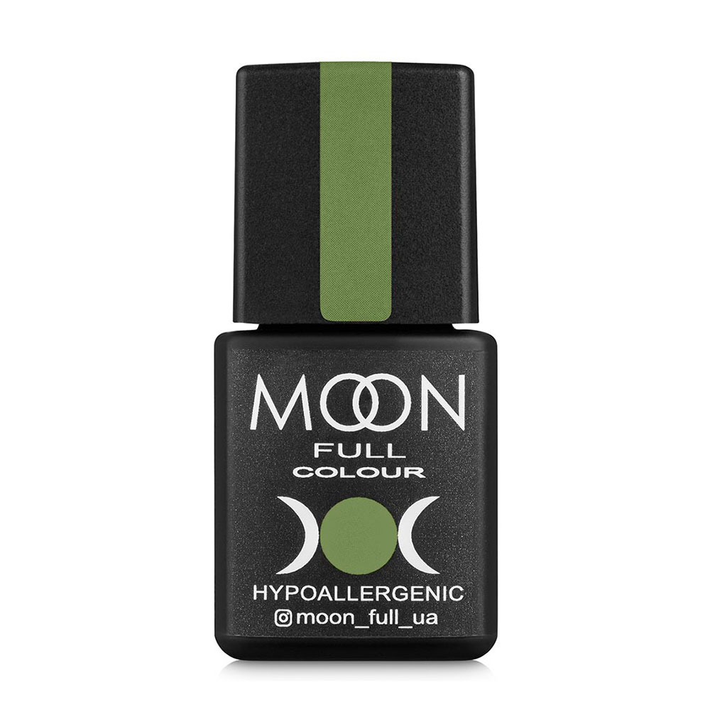 Гель-лак для нігтів Moon Full Color Hypoallergenic Gel Polish 214 оливковий, 8 мл