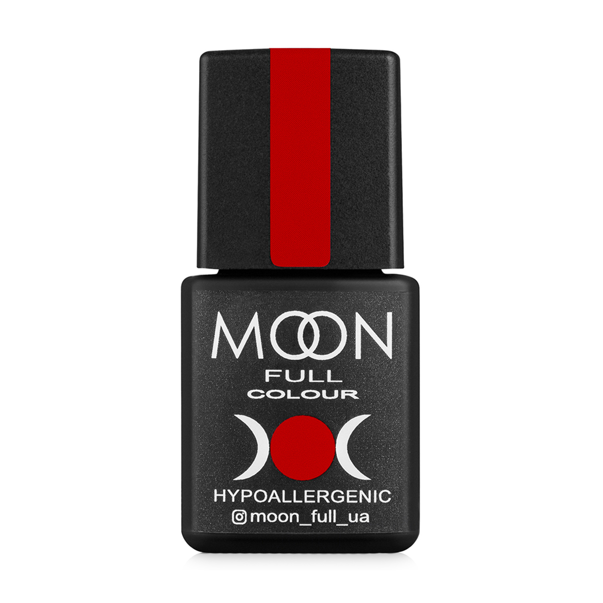 Гель-лак для нігтів Moon Full Ferrari UV/LED, 802 яскраво-червоний, 8 мл