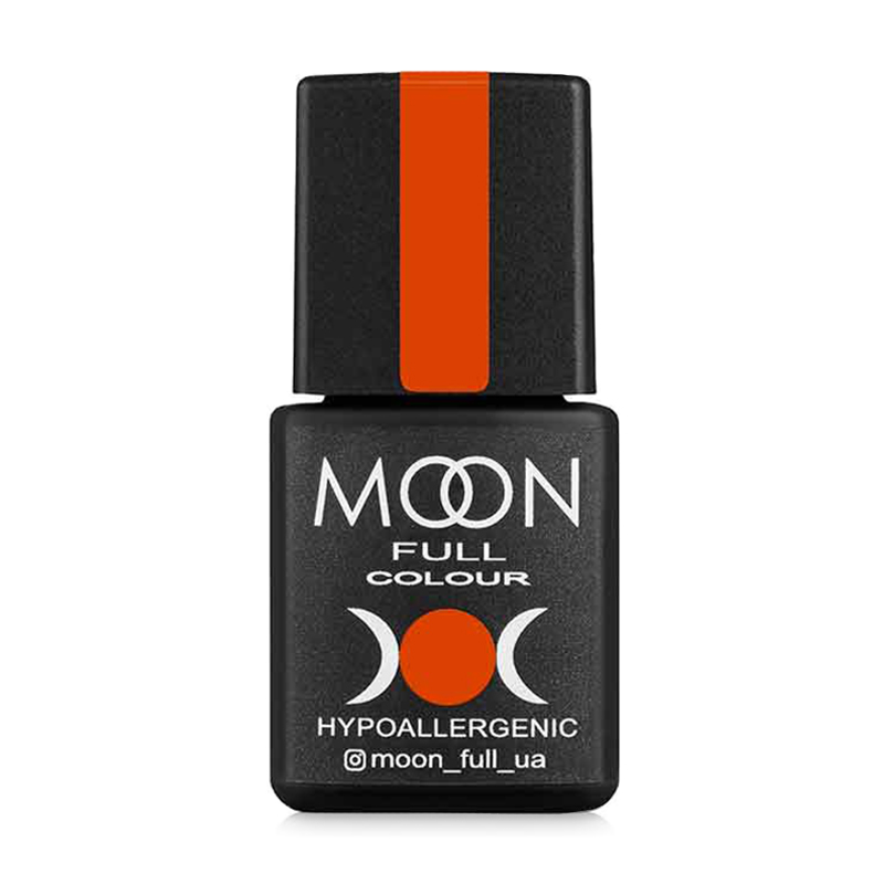 Гель-лак для нігтів Moon Full Summer UV/LED, 615 морквяно-шафрановий, 8 мл