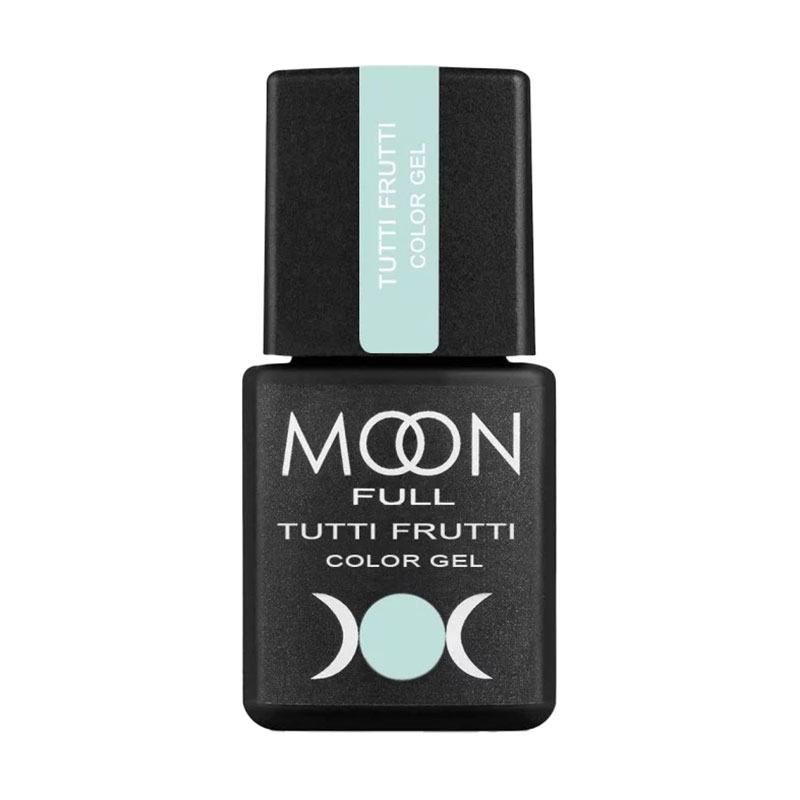 Гель-лак для нігтів Moon Full Tutti Frutti Color Gel 934 Ніжна м'ята, 8 мл