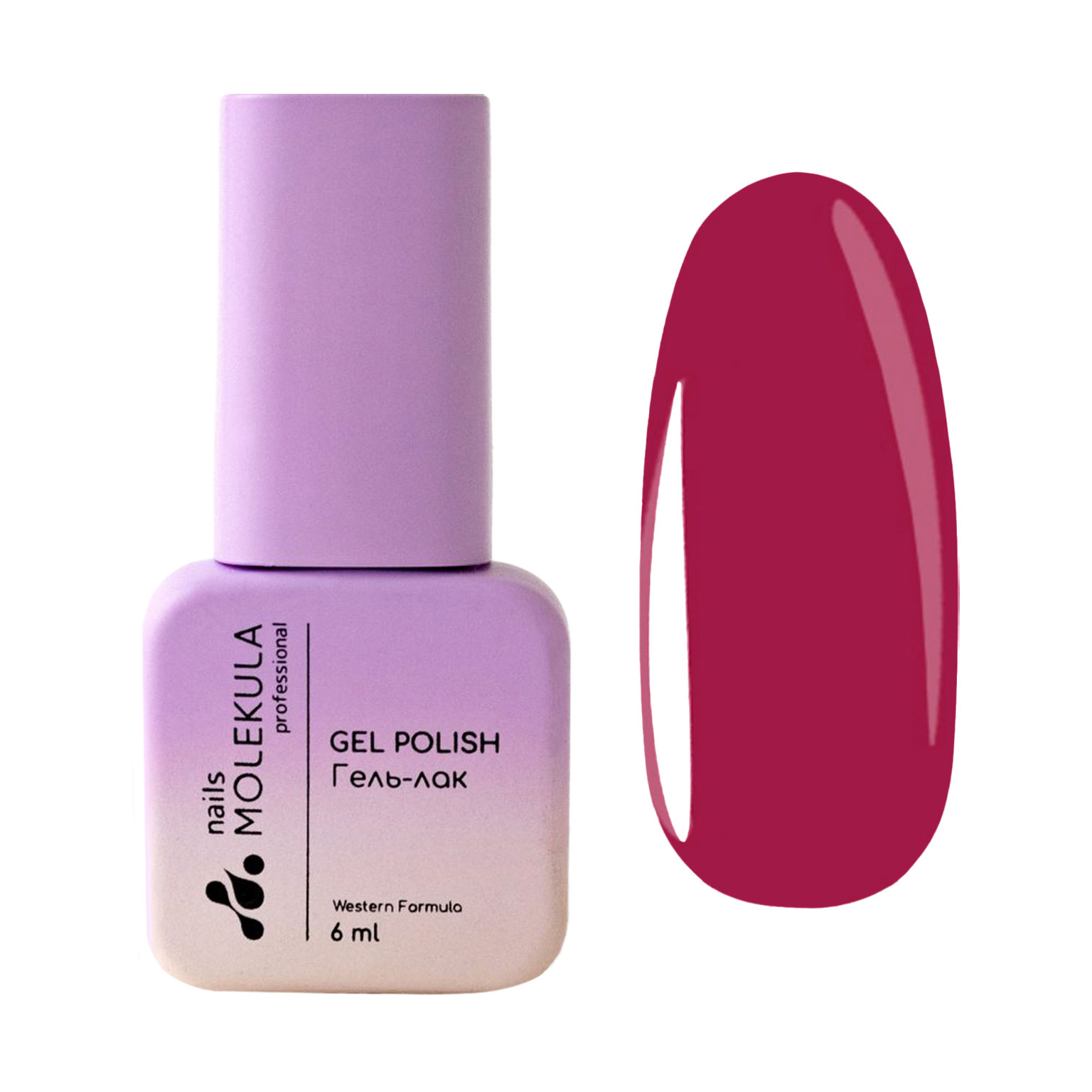 Гель-лак для нігтів Nails Molekula Professional Gel Polish 075, 6 мл