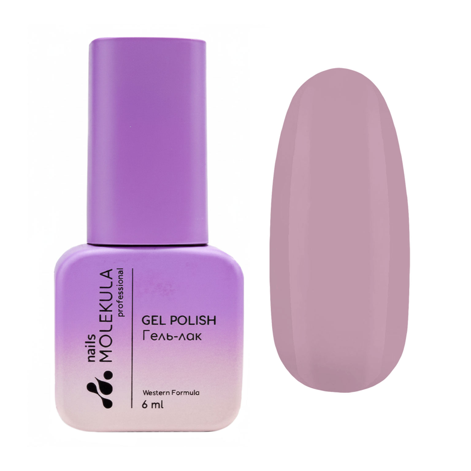 Гель-лак для нігтів Nails Molekula Professional Gel Polish 127, 6 мл