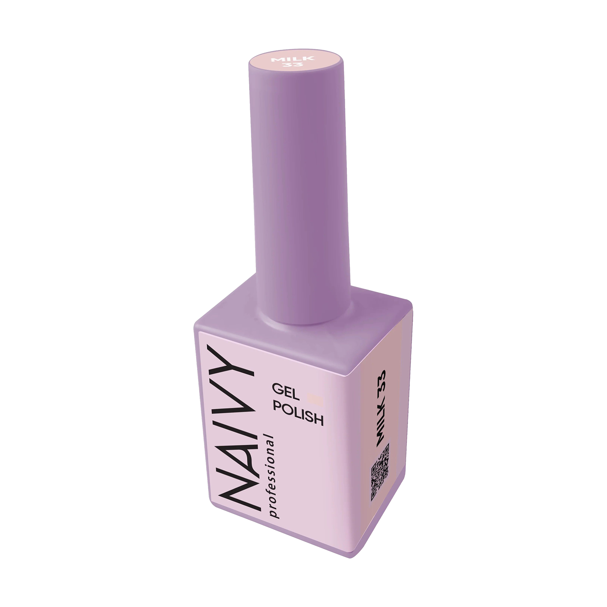 Гель-лак для нігтів Naivy Professional Gel Polish Basic, Milk 33, 10 мл