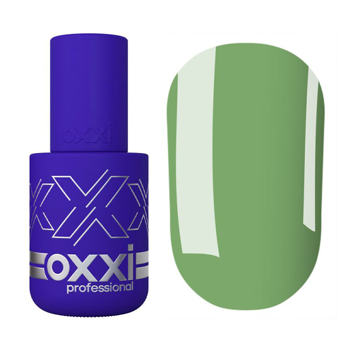 Гель-лак для нігтів Oxxi Professional 275 Світло-оливковий, емаль, 10 мл