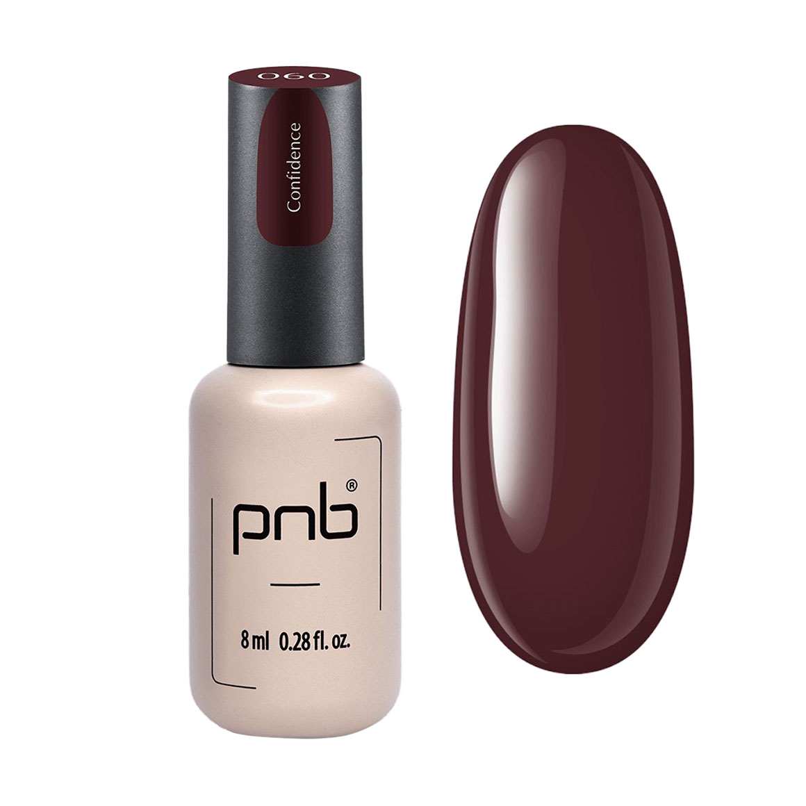 Гель-лак для нігтів PNB Gel Polish UV/LED 060 Confidence, 8 мл