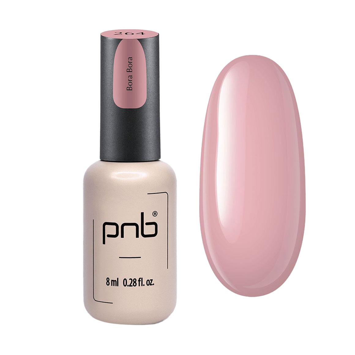 Гель-лак для нігтів PNB Gel Polish UV/LED 264 Bora Bora, 8 мл