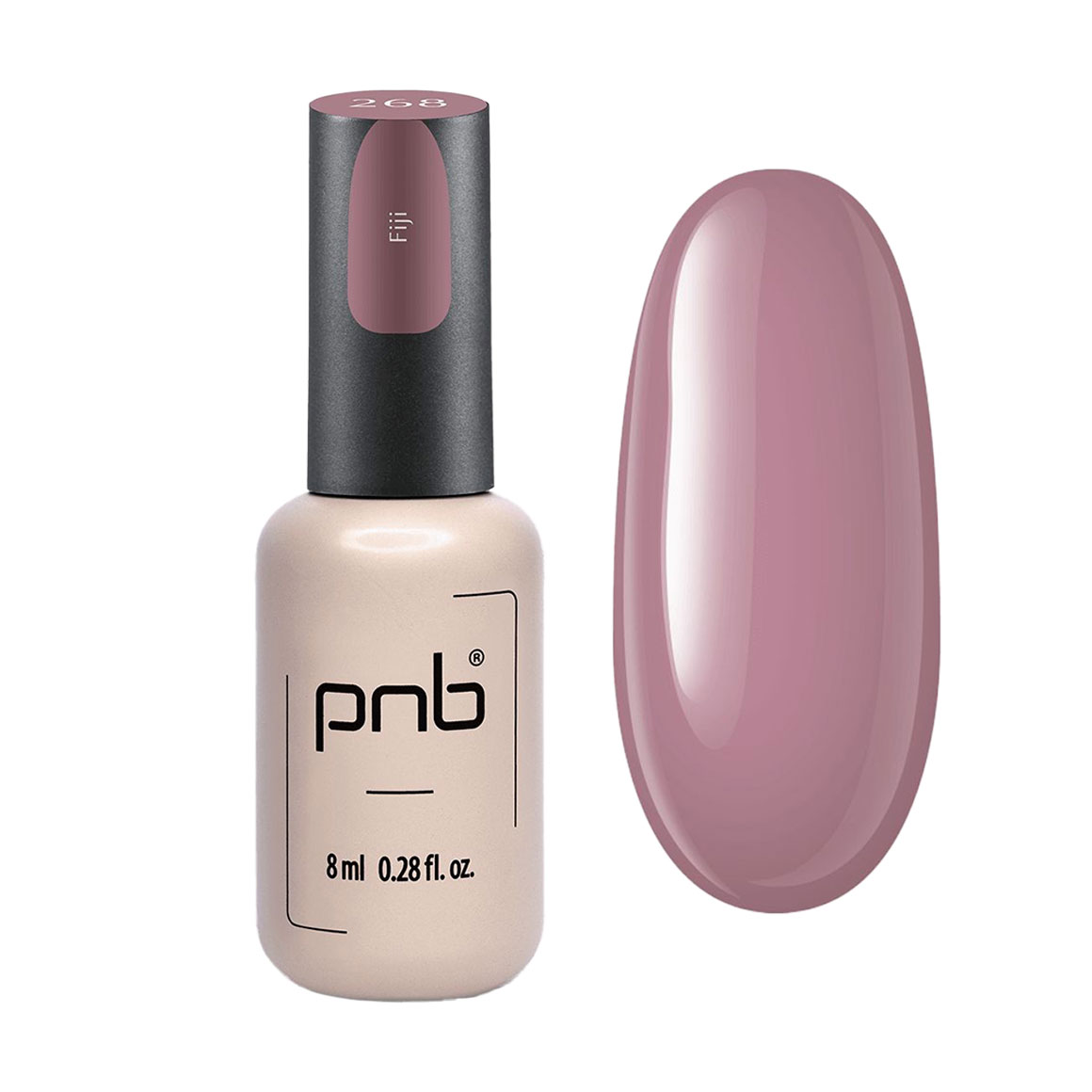 Гель-лак для нігтів PNB Gel Polish UV/LED 268 Fiji, 8 мл